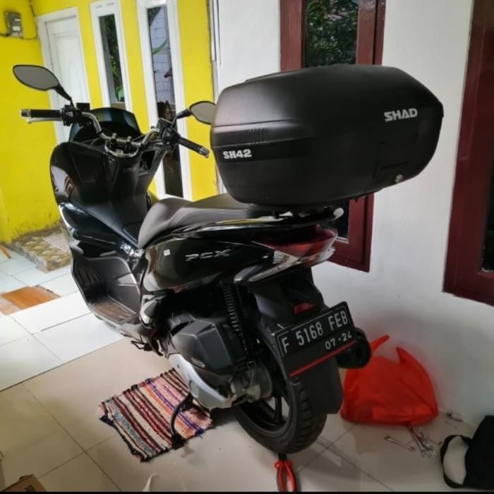 Box Top Box Motor Pcx-160 / Pcx-150 Shad-42 Paketan Tinggal Pasang #Gratisongkir