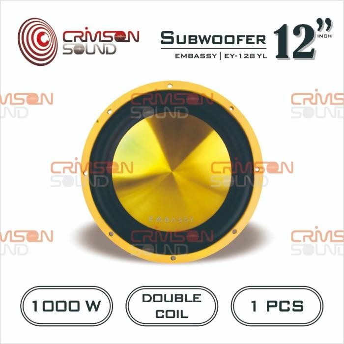 speaker subwoofer 12 inch 1000 watt embassy ey - 128