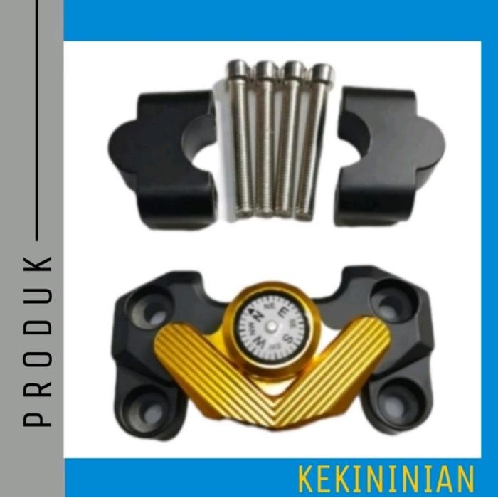 Barklem Cover Raiser Peninggi Stang Vixion Byson Scorpio RX KING Verza BAR Clamp Raiser Stang Kompas