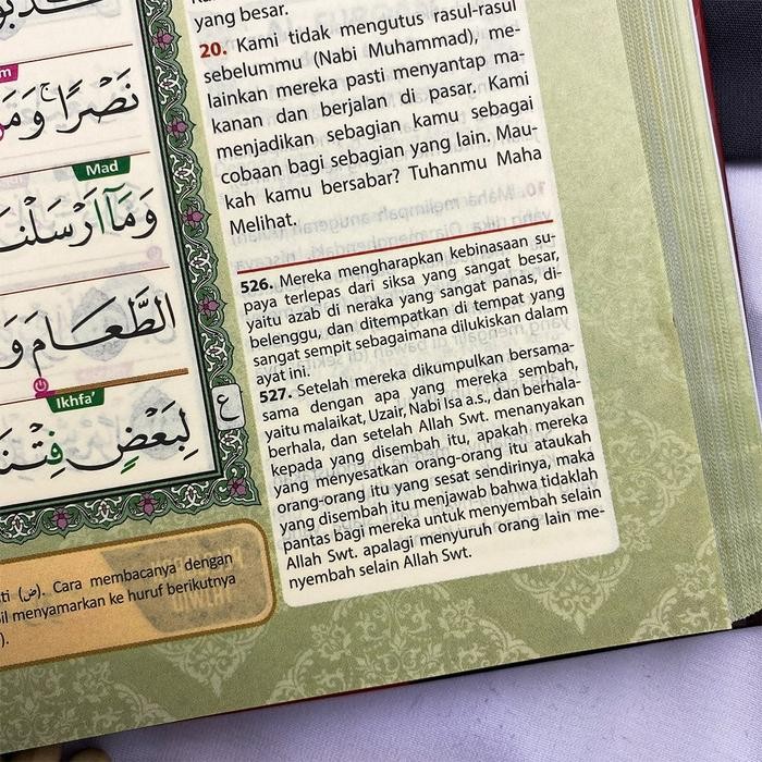 

AL QURAN AT TAJWID TERJEMAH UMMUL QURA UKURAN A4 (2130 cm)