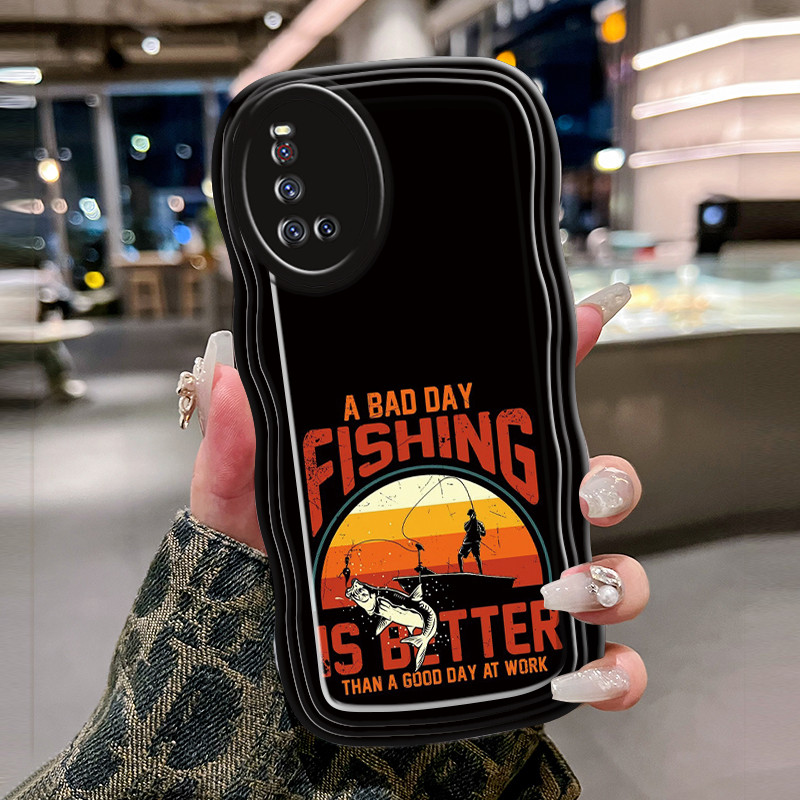 Casing Hp Untuk VIVO V19 V19 Neo V17 V17 Pro Case Krim gelombang cntik Softcase Silikon Kesing meman