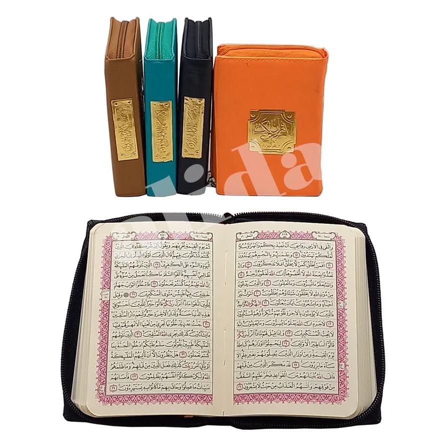 

AlQuran Mushaf saku Al-Kafi ukuran A6, Al-Quran saku resleting Alkafi
