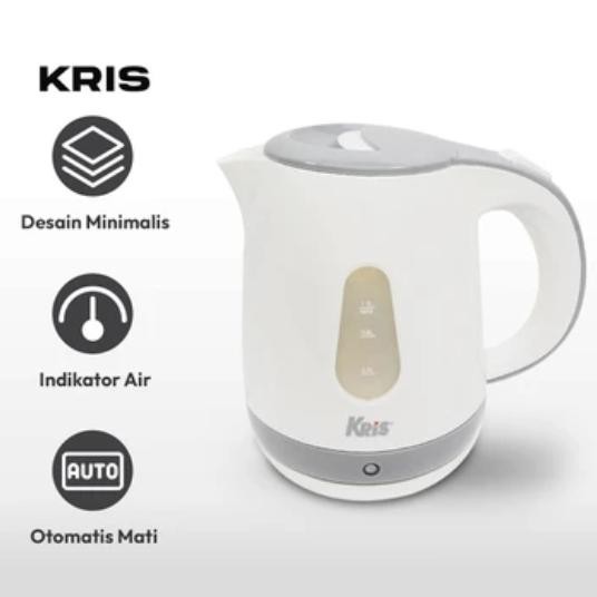 Teko Listrik Electric Water Kettle 1 Liter Kris