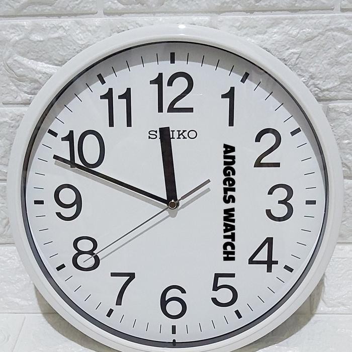 JAM DINDING SEIKO QXA756/ SEIKO JAM DINDING ORIGINAL -PUTIH WHITE ORI