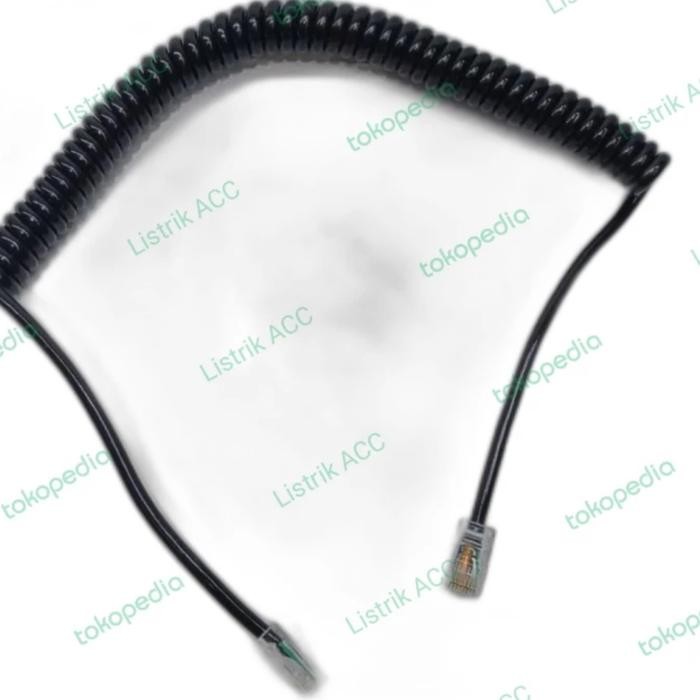 Kabel MIC Spiral Kenwood / Kabel Mic Kenwood TM 271 281 / Kabel Flat