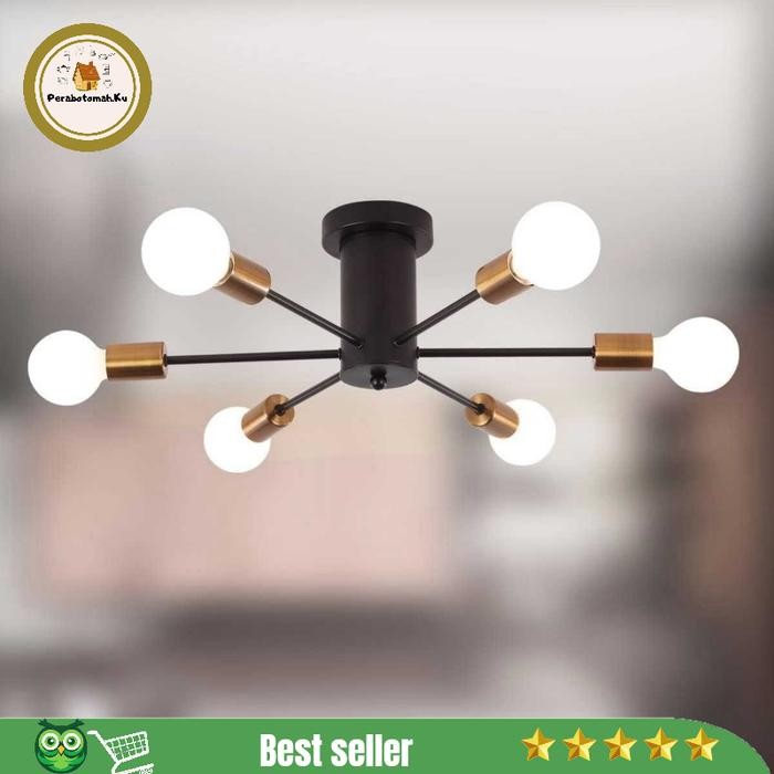 Fitting Lampu Hias Plafon E27 Led Gaya Vintage Klasik Minimalis Aesthetic Hiasan Rumah Ruang Tamu