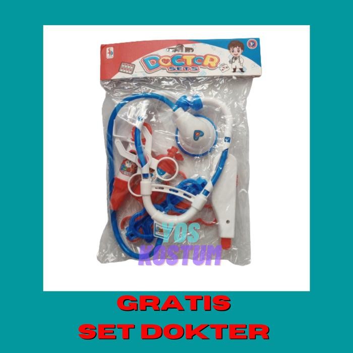 xie Kostum Profesi Anak Dokter Kecil Import Baju Laki Laki Perempuan TK