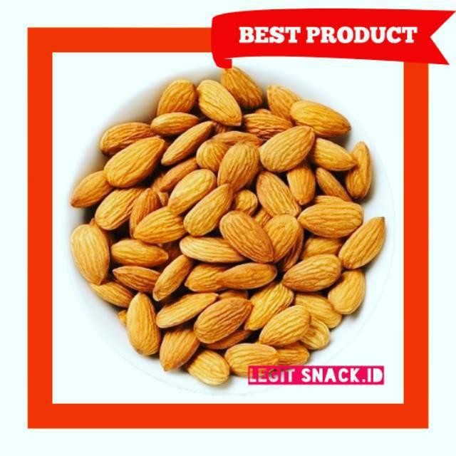 

Kacang Almond Panggang Kupas Tanpa Kulit Almond 500Gr