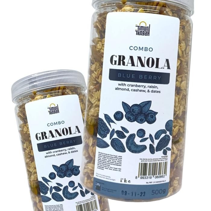 

Cemilan Sehat Granola 500 Gram Kacang Almond Sereal Enak Original