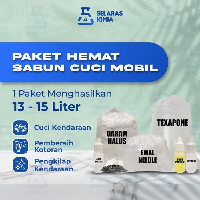 Paket Hemat DIY Sabun Cuci Mobil / Sabun Cuci Mobil / Car Wash