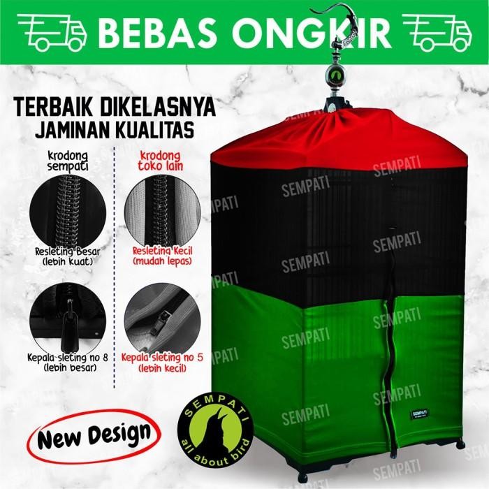 Krodong kerodong kotak model bendera sangkar burung kacer cucak