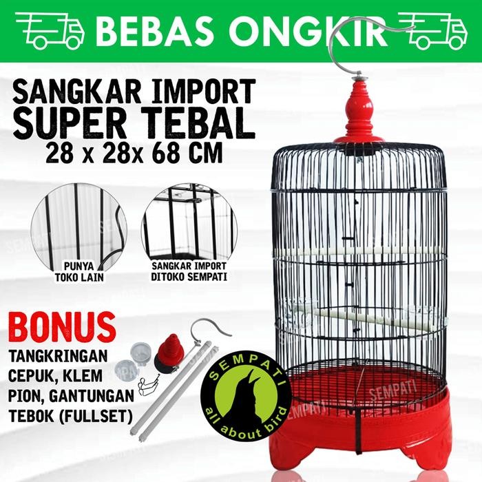 SANGKAR BESI IMPORT KANDANG BURUNG PLECI CIBLEK KOLIBRI DLL SPBIM