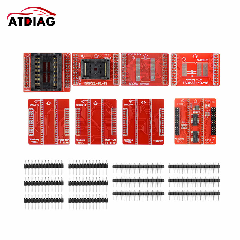 New Original Adapters MiniPro TL866 Programmer TSOP32 TSOP40 TSOP48 SOP44 SOP56 Sockets TL866A TL866