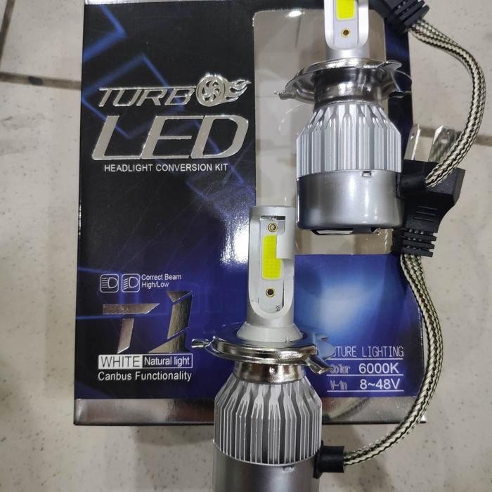 echo lampu led H4 TURBO T1 model C6 Garansi