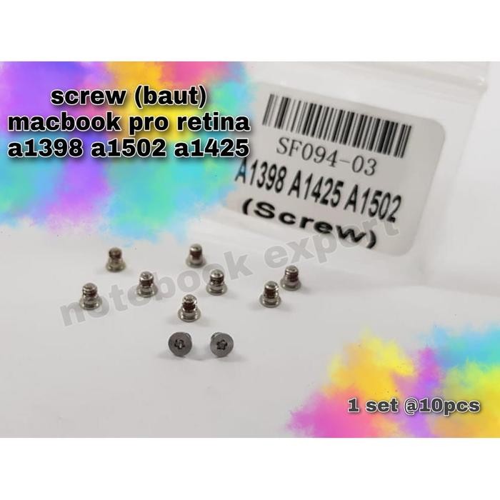[Allthebest] Screw Baut Macbook Pro Retina A1398 A1425 A1502