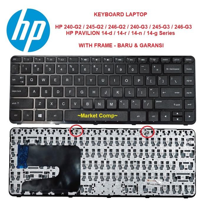 Keyboard Laptop HP Pavilion 14-g102au 14-g103au 14-g008au 14-g101au