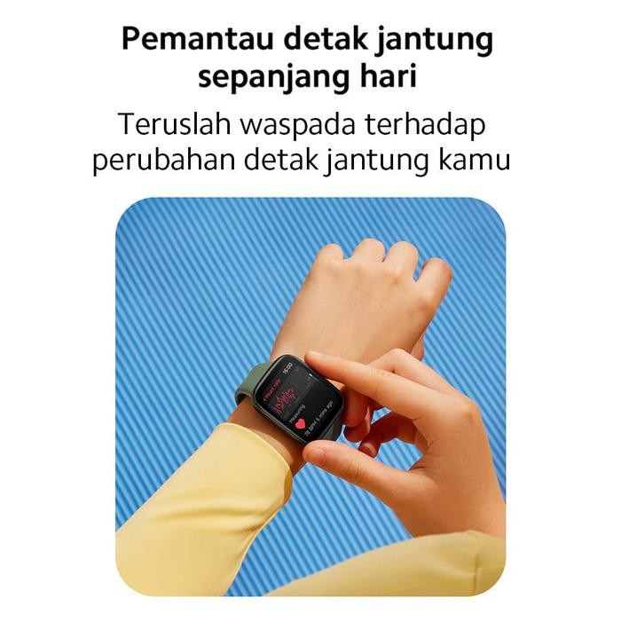 Smartwatch Xiaomi Redmi Watch 3 Active Smartwatch Strava Tahan Air 5ATM 100 Mode Olahraga Telepon