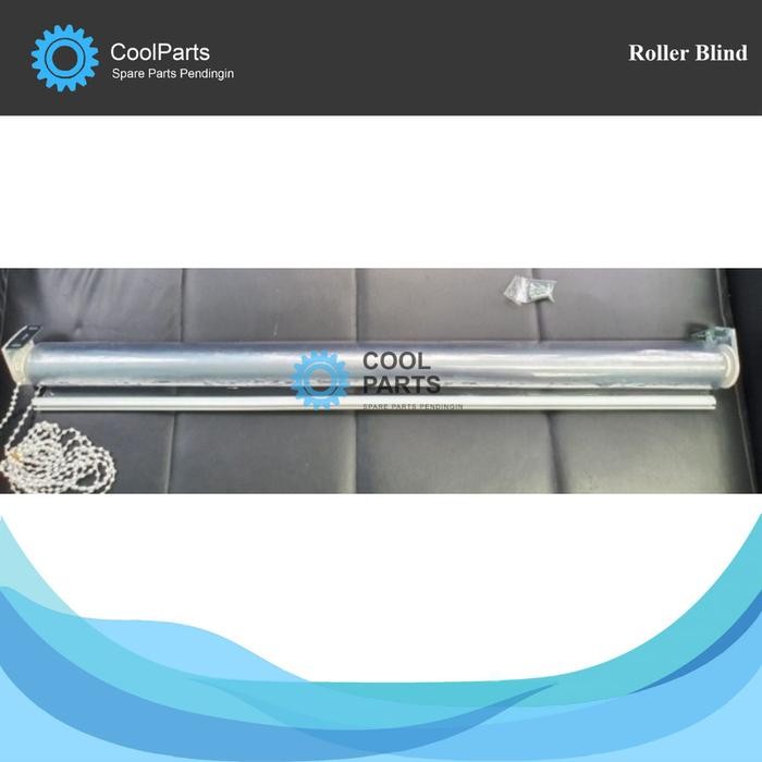 Roller Blind / Tirai / PVC Curtain Food Grade u/ Open Showcase Uk 80 x 150 cm