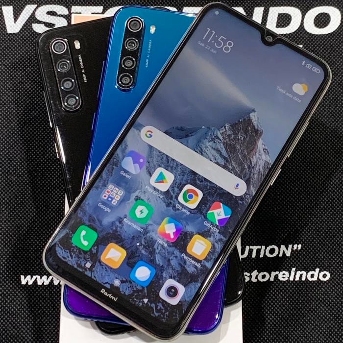 Xiaomi Redmi Note 8 6/128 GB Ex Resmi Xiaomi Indonesia Second Bekas