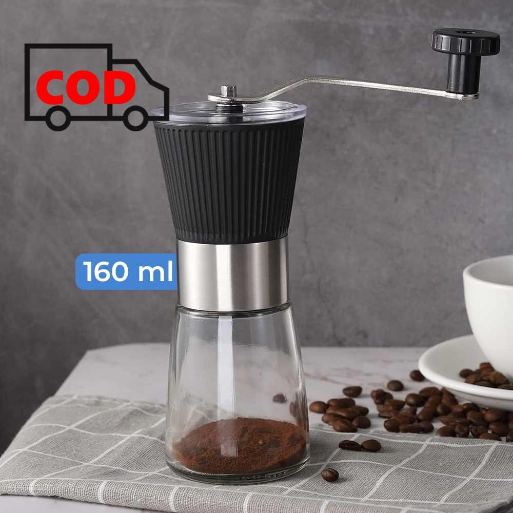 Penggiling Kopi Manual Alat Giling Biji Kopi Praktis Gilingan Kopi Halus Tanpa Listrik