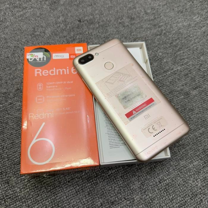 Redmi 6 lengkap ram 4/64