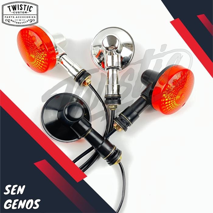Lampu Sen Sein Klasik Genos Motor Cb W175 Custom Universal