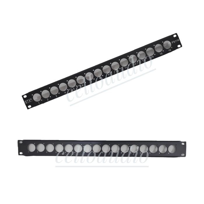 Panel Speakon Stx Ps116 Terminal Speacon Canon 16 Lubang 1U