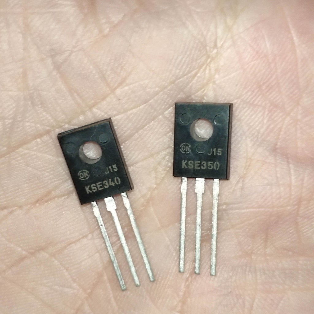 ( 1 SET ) TRANSISTOR KSE 340 , KSE 350 ON ORIGINAL. TR KSE340 KSE350 ORI