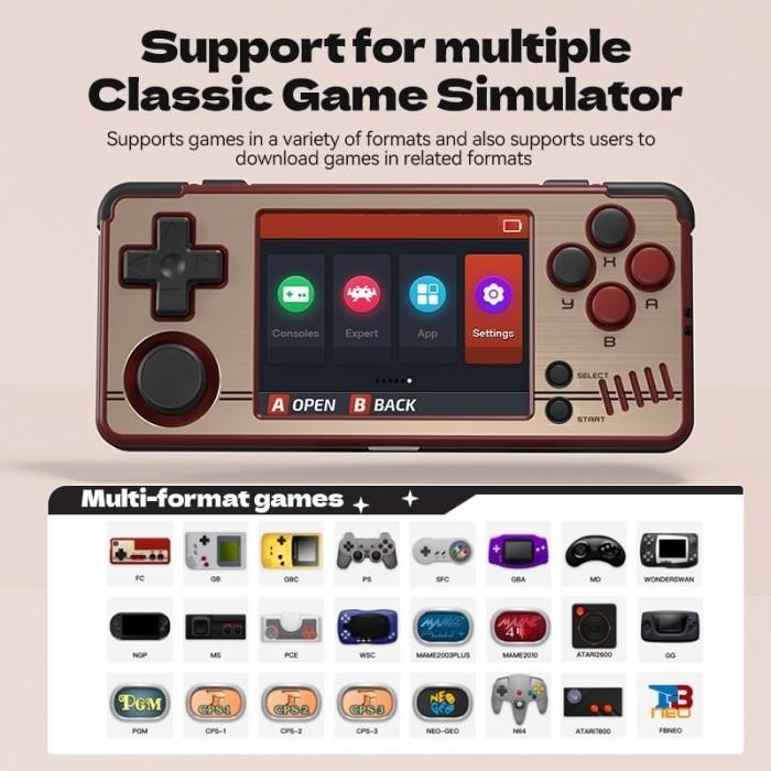 New A30 Retro Handheld Retro Video Game Console Classic Game Ps1 Portable Mini