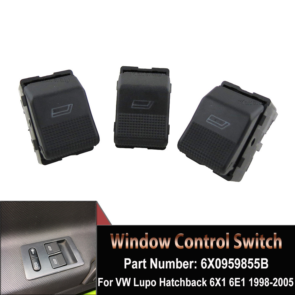 Electric Power Window Switch Button For VW Hatchback LUPO 6X1 Polo