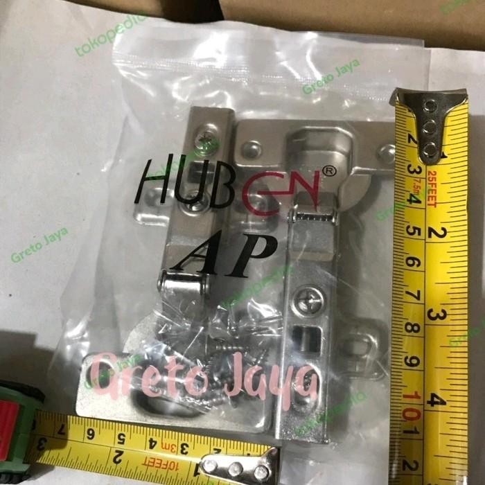 Expert Engsel Sendok Hidrolis Slow Motion Lurus / Engsel Lemari HUBEN Besar