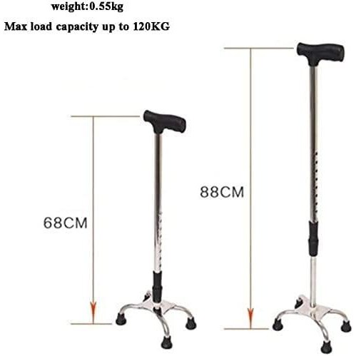 TONGKAT 4 KAKI ALAT BANTU JALAN ADJUSTABLE - TONGKAT LANSIA KAKI 4