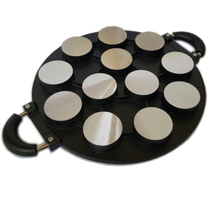 (Expert) Cetakan Kue Martabak Mini Happy Call 12 Lubang Datar Kue