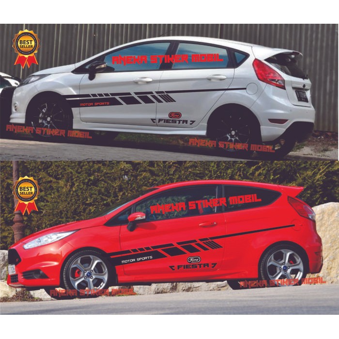 STIKER STICKER MOBIL FORD FIESTA STIKER MOBIL FIESTA STIKER FORD STIKER BODY MOBIL FIESTA STIKER