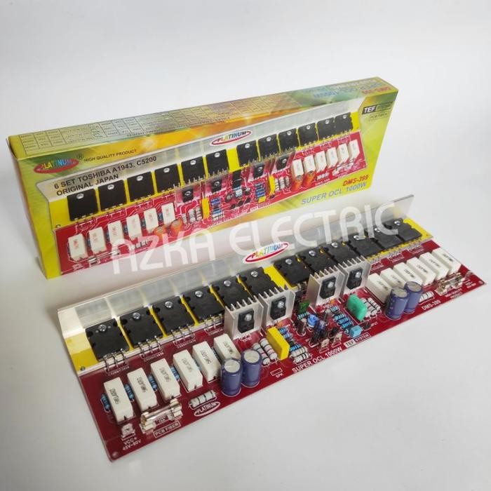 (Expert) Kit Power Amplifier SOCL Super OCL Mono 1000W Plus TR Toshiba