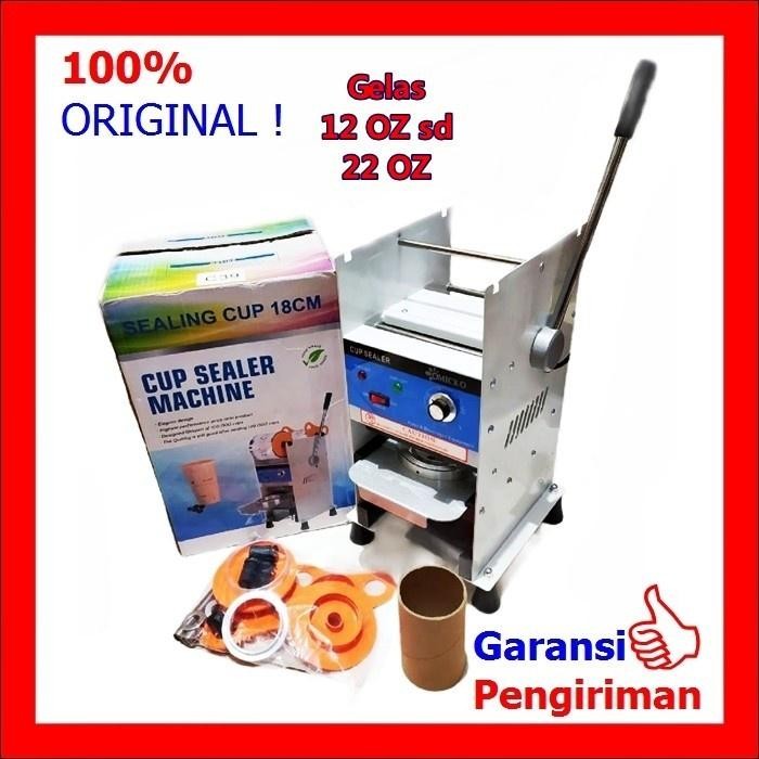 (Expert) Mesin Cup Sealer Press Gelas Plastik OMICKO C39 TERBARU