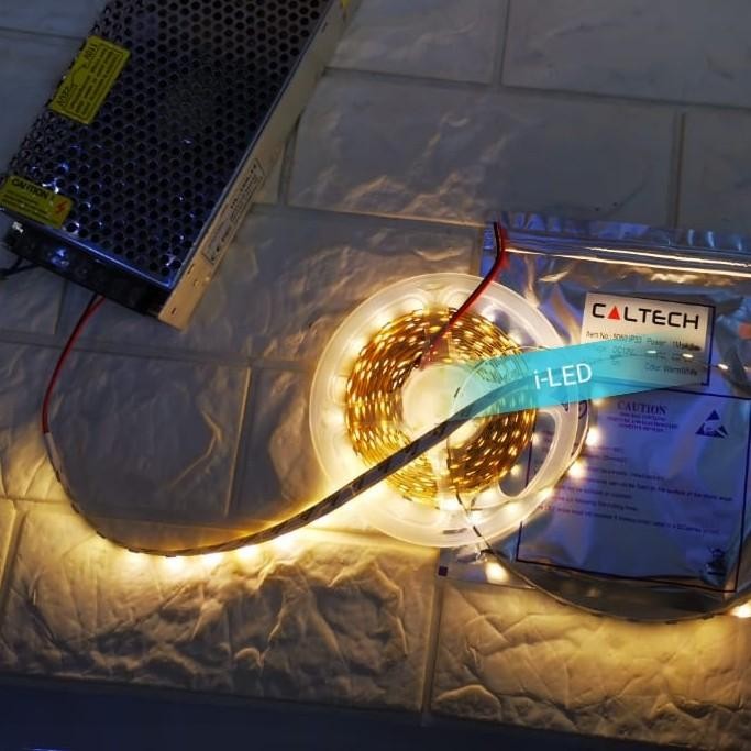[Expert] Lampu LED Strip Meteran IP33 5050 / 5730 Kuning Warmwhite SMD