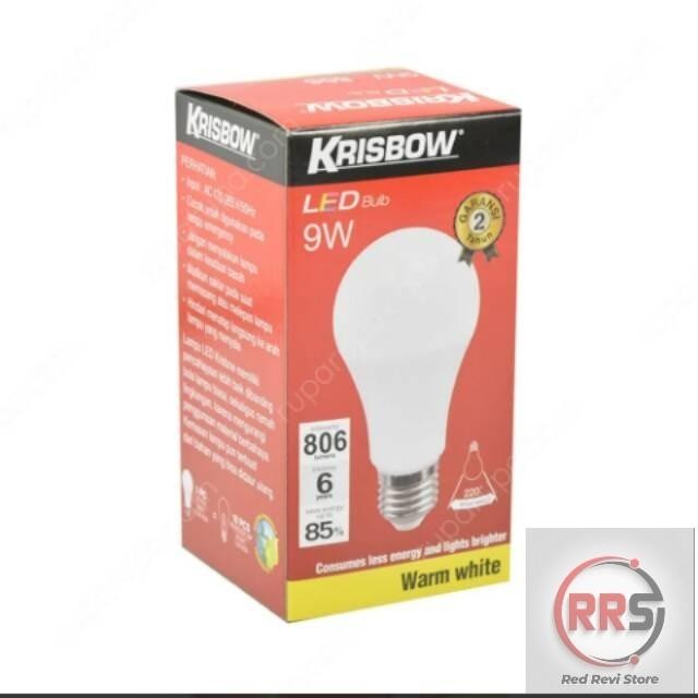 [Expert] Lampu LED Bohlam LED Krisbow 9 Watt - Kuning Warm White