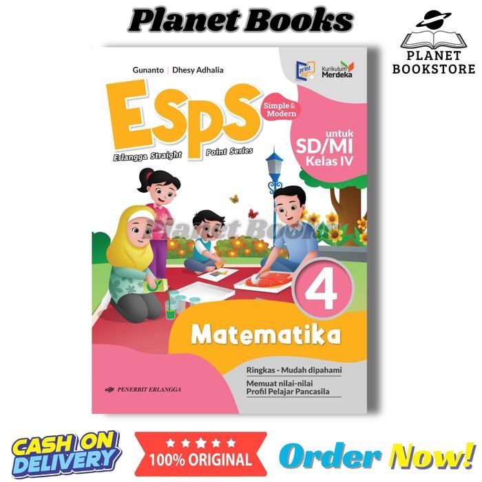 

Ready- Buku Esps Matematika Kelas 1 - 6 Sd/Mi Penerbit Erlangga Kurikulum Merdeka