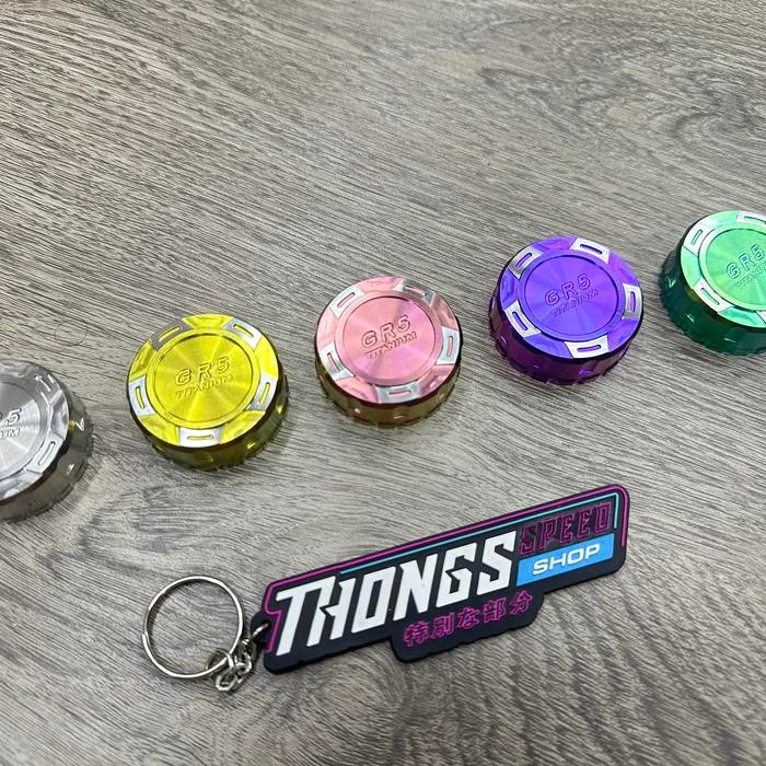 TUTUP TABUNG MINYAK REM RCB S1 TITANIUM GR5