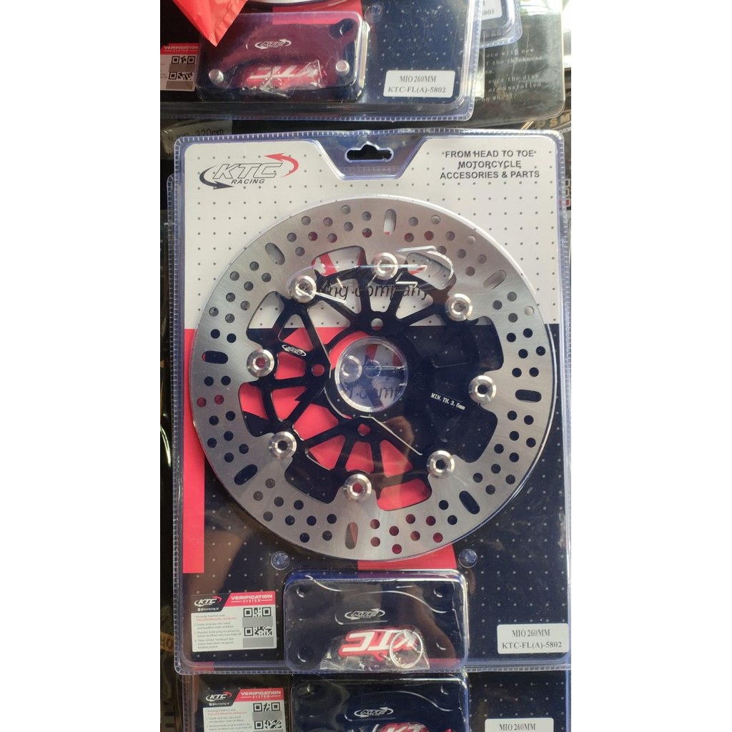 DISC PIRINGAN CAKRAM KTC RACING FLOATING MIO SPORTY / MIO SOUL 260MM