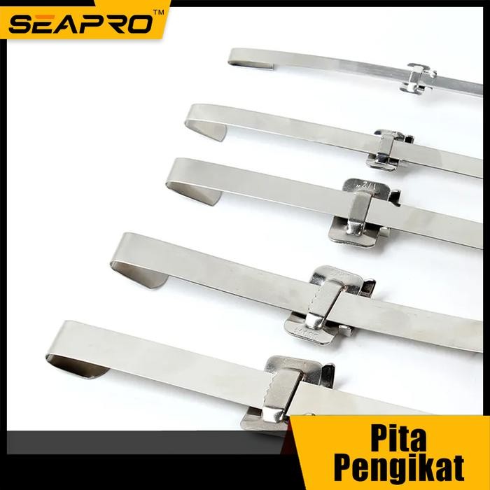 PITA PENGIKAT BAJA TAHAN KARAT PLAT STRAPPING BAND IMPA614103