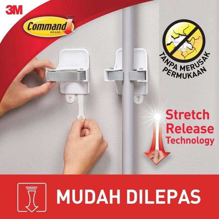 3M Command Hook Gantungan Sapu Pel 3M Broom Gripper 17007