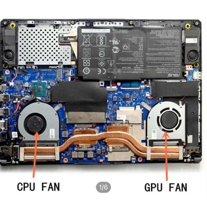 Grosir Cooling Fan Kipas Gpu Cpu Asus Tuf Fx506 Fx506Iu Fx506Lh A15 Fa506