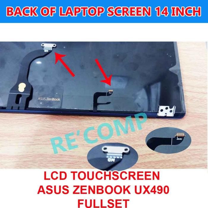 Gercep Layar Led Lcd Asus Zenbook 3 Ux490 Ux490Ua Ux490U Ux490Uar Fullset