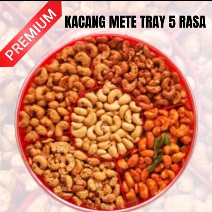 

New Kacang Mede Toples Merah 5 Rasa Camilan Food Goreng Makanan Snacks Cemilan