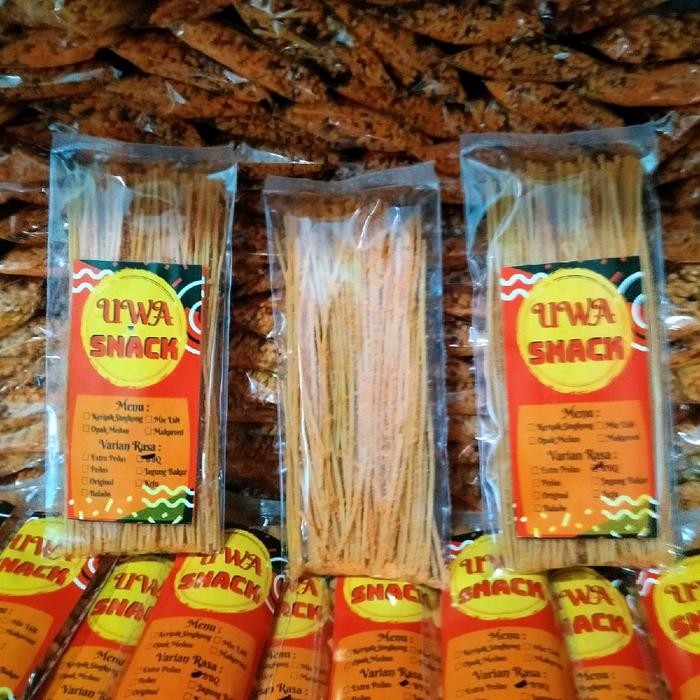 

Mie lidi 40gram Paket 30pcs Uwa snack New