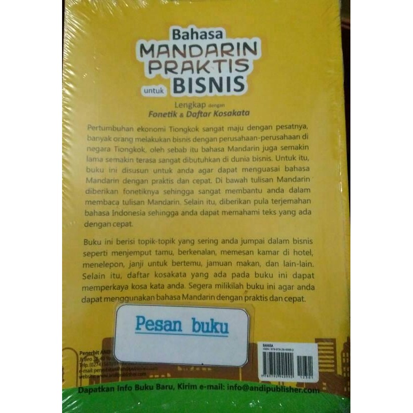 

Terlaris- Buku Bahasa Mandarin Praktis Untuk Bisnis