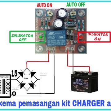 [Expert] Kit charger aki otomatis ON OFF PCB FIBER BERKUALITAS