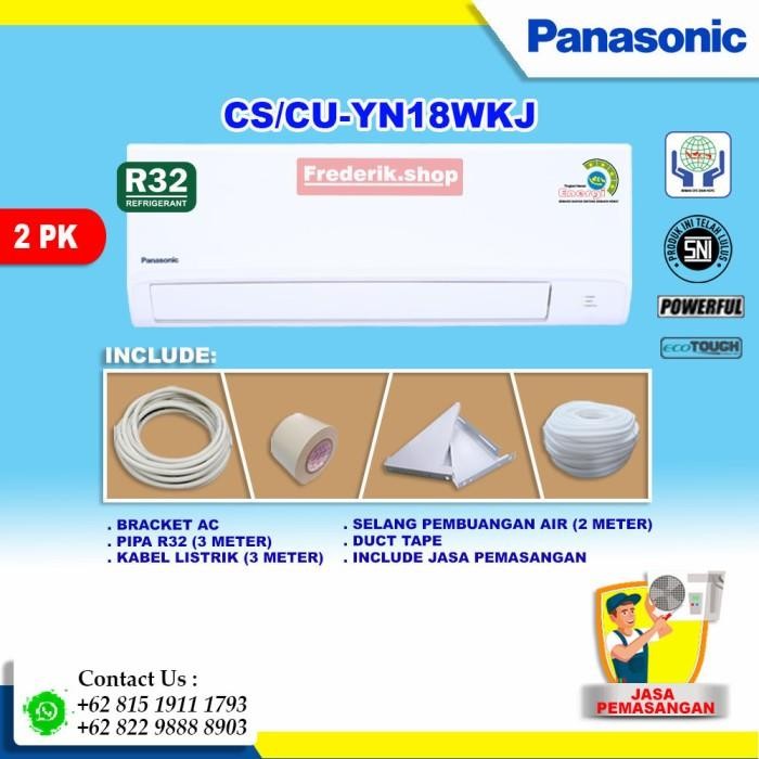 [Expert] AC Panasonic 2PK CS/CU-YN18WKJ YN18WKJ 18WKJ CSYN18WKJ CUYN18WKJ 2 PK